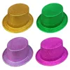 Berets Glittering Plastic Fedora Hat Cap Fancy Dress Costume Accessories Drop