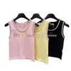 Mit Buchstaben besticktes Sport-Top für Damen, Yoga-T-Shirt, U-Ausschnitt, Tanktops, schnell trocknende Gym-T-Shirts