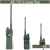 Walkie Talkie Baofeng Ar-152 Vhf/Uhf Ham Radio 15W Powerf 12000Mah Battery Portable Tactical Game An /Prc-152 Two Way Drop Delivery Dh9St