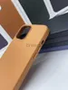 Fall Premiumläder iPhone 14 13 12 Promax Magnet Case Mag Safety Cover Wireless Charging Protection Case 240304