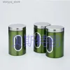 Food Jars Canisters Stainless Steel Tea Tank Coffee Sugar Storage Canisters Jars Pots Kitchen Food Container for Grains Nuts Cans Box Bottels L240308