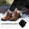 Women Socks Long Foot Sock Women's Faux Fur Leg Muffs Black Boots Furry Warmers Winter Cuff For Sets Ladies