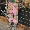 Pantaloni da uomo Pantaloni da uomo Y2k Rosa Baggy Camouflage Cargo per uomo e pantaloni Pantalones Hombre 240308