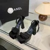 Sandaler White Heeled Black Round Belt Chunky Platform Shoes Summer Dress Party High Heels Sexy Square Toe Sandalias Mujer