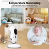 Caméra de surveillance pour bébé VB603 Vidéo 2.4G Surveillance de vision nocturne mère-enfant avec écran d'affichage de la température et audio bidirectionnel Q240308