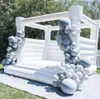 wholesale Château gonflable de mariage gonflable de videur de saut de maison de rebond extérieur blanc décontracté blanc pour adultes et enfants