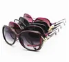 Free Shipping High Quality Women's Ladies Designer Sunglasses Tortoise Big Frame UV400 Sun Glasses mixed Colors Select