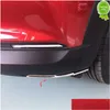 Other Interior Accessories New Stainless Steel Front Rear Corner Protection Strip Er Trim Decorative For Mazda Cx-30 Cx30 2021 2022 Mo Dhvgn