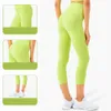 LL Dames yogabroek leggings hoge taille trainingskleding zwart roze effen kleur hardlopen gymkleding Elastisch Fitness Dame buitensportbroeken prana yoga golf seks UCQM