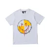 Vlone T-shirt Mäns / kvinnors par Casual modetrend High Street Loose Hip-Hop100% Cotton Printed Round Neck T-shirt US Size S-XL 12111