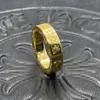 Forever Rings Cruz de diamante banhada a ouro em prata esterlina masculina e feminina 22K