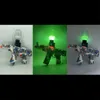 Arma brinquedos elétrica gel bola blaster splatter blasters acessórios iluminador de bola de gel fluorescente l2403