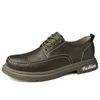 Casual Shoes Spring äkta läder Mäns Oxford Business Formal Höjd ökar 6 cm lyxiga sneakers