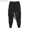 Men's Pants Men Pant Multi Pocket Fashionable and Trousers Fashion Feet Trouser Cargo Harajuku Pants 240308