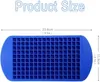 Strumenti per il ghiaccio estivo Stampi per ghiaccio in silicone 126 Lattice Cubo quadrato portatile Stampo per caramelle al cioccolato Stampo per gelatina Forniture per cottura in cucina