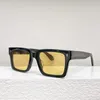 Designers klassiska solglasögon Acetatfiber Rektangulär O054 MENS OCH WOMENS HIGH END SUNGLASSES KÖRNING Affärsglasögon