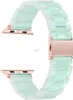 Bands Guarda nuove cinturini in resina di lusso per band da orologi bands braccialetti di moda da donna bracciale iwatch serie 7 6 5 4 se watchband smart accessori 240308