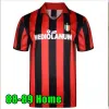 Retro Soccer Jerseys Long Sleeve Kaka Baggio Maldini VAN BASTEN Pirlo Inzaghi Beckham Gullit Shevchenko Vintage Shirt Classic Football Shirt 96 97 06 07