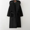 Dames trenchcoats dames winterjas jas stijlvolle dikke warme pluis lange parka vrouwelijke waterdichte bovenkleding