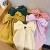 Hårtillbehör Bow Ribbon Clips for Girls Fashion Satin Clip Pin Pålband med kvinnor pinzas para el cabello