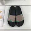 Slippers 2--Italian Men and Women Leather Beach Flats Home Bathroom Flower Geranium Print Sandals Womens Luxury Summer SlideH240308