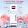 Microneedle portatile RF Face Lift Secret Gold Frazionario Radiofrequenza Micro ago Ringiovanimento della pelle RF Microneedling Machine