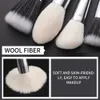 BEILI Professional 22-25pcs Makeup Brushes Set Natural Goat hair Powder Foundation Eyeshadow Make Up Tool pinceaux de maquillage 240229