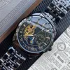 Montre de Luxe Mens Skeleton Designer自動ムーブメントフルステンレススチールウォッチ2813メカニカルリストウォッチ防水LUMI253F