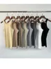 Scandinavische stijl Casual vrouwelijk dieptepunt Tops Biologisch katoen Tankdraad Effen, slank stretch Damesmode Vest/camis 240229