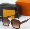 Luxuriöse Glas-Sonnenbrille aus Glas, trendige mehrfarbige Sonnenbrille für den Außenbereich, Sport-Sonnenbrille, quadratische Vintage-Sonnenbrille für Damen, optional mit Box