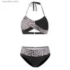 Dames Badmode Zomer Basic Sexy Bikini Set Zwembroek Tweedelige Comfort Zwembad Dames Gedrukt Badmode S-5XL L240308