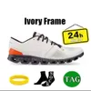 أحذية Heather Designer Running Men Shoes Cloud Glacier White Black Alloy Red Midnight Midnight Heron Ivory Frame Trainers for Mens Womens Mesh Platform Outdoor