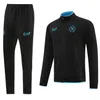 2023 24 Napoli TrackSuit maglia da calcio kit da calcio 2023 2024 SSC Napoli giacca con zip AE7 D10S Hommes tuta da allenamento indossare Formazione tuta Chandal Squitude Jogging