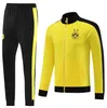 2023 2024ボルシアドルトムントトラックスーツジャケットフルジップサッカーセットReus Bellingham Training Suit Football Set Survetement 2023/24 Long Zip Men Sportswear
