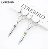 Lyrebird HIGH CLASS Haarknipschaar Japan Kappersschaar 55 INCH Blauwe steen gele steen NEW9621908