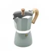 Espresso Koffiezetapparaat Aluminium Mokka Pot Percolator Kookplaat Pot 3cup 6cup 150300ml Koffiezetapparaat 240307