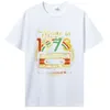 T-shirts pour hommes de 1973 cadeaux d'anniversaire pur coton T-Shirt drôle vieux T-Shirt à manches courtes vêtements T-Shirt surdimensionné