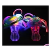 Led Poms, Cheer Items Light Up Pacifier Nipple Whistle Necklace Colorf Flash Led Stag Hen Party Concert Sports Cheering Glow Props Sur Dhcie