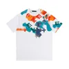 Летняя мужская дизайнерская футболка Мужская женская футболка с буквенным принтом с короткими рукавами Летние рубашки Мужские свободные футболки Азиатский размер S-XXL