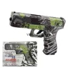 Sable Jouer Eau Amusant Pistolet Jouets Hydrogel Pistolets Pistolet Bombe Tir Manuel Jouet Airsoft avec Boîte Colorée Balles pour Enfants Garçons Cadeaux D'anniversaire H240308