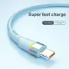 6AタイプC USBケーブル高速充電120W PDライトUSB CケーブルSAMSUNG HUAWEI XIAOMI ANDROID FAST CHARGERコードケーブル