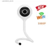 Bebek Monitör Kamera Akıllı Ev Tuya HD Mini IP Kablosuz WiFi Güvenlik İzleme CCTV Sıcaklık ve Nem Q240308