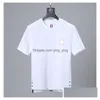 Homens camisetas Mens Camisetas Padrão Listrado Designer Camisetas Bordado Budge Unisex Shorts Mangas de Alta Qualidade Tops Tees Asiático Si Dh5HC
