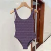 Push-Up-Bademode für Damen, mit Buchstabenmuster, Bikinis, Designer-Badeanzug, Damen-Sexy-Beachwear-Badeanzug