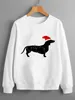 Dameshoodies Vakantietruien Kerstjaar Mode Kleding Boom Festivaltrend Schattige dames Dames Print Dame Grafische sweatshirts