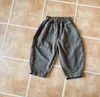 Pantaloni 2024 Stlye Ragazze Ragazzi Pantaloni Primavera Moda Bambini Lunghi 1-8t PP656