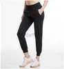 Active Pants High midja Yoga Sport Kvinnor Snabbt torrbyxor DrawString Sportswear Woman Gym Sports Casual Löst fitness Running Leggings 240308