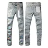 jeans violets jeans pour hommes jeans de créateur pantalons en denim de haute qualité rétro streetwear pantalons de jogging décontractés lavés vieux jeans déchirés pantalons de motards de moto coupe slim