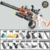 Gun Toys M416 Blaster Gun Toy Soft Bullet Toy Gun Manual Automatic Shooting Airsoft Cs Games Gel Ball Blaster Boys Weapon Fake Gun Toy A2L2403