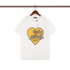 Дизайнерские рубашки роскошные футболки Mens Mens Summer Leisure дышащие печатные пальто высококачественные одежды Оптовая крупная дизайнерская футболка Man 7271